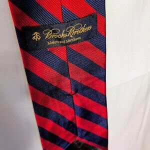 Monogrammed Silk Brooks Bros Tie